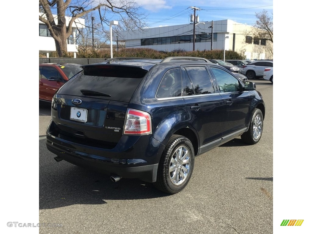 2008 Edge Limited AWD - Dark Ink Blue Metallic / Charcoal photo #5