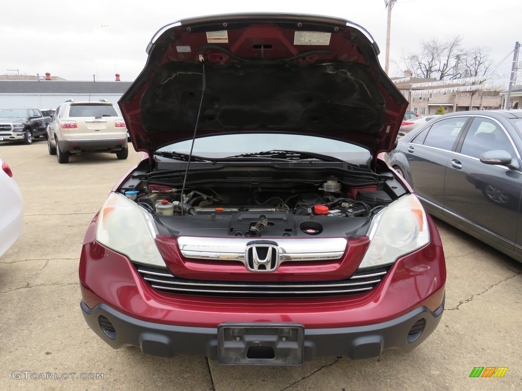 2009 CR-V EX 4WD - Tango Red Pearl / Gray photo #6