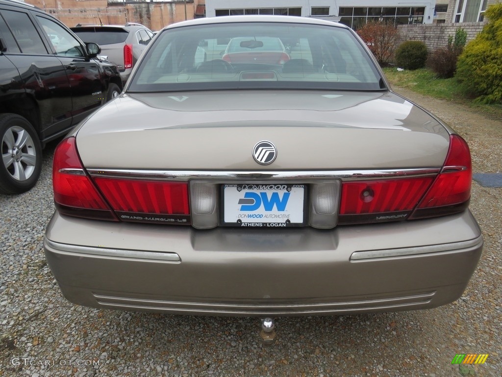 2002 Grand Marquis LS - Spruce Green Metallic / Medium Parchment photo #11