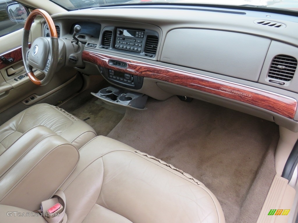 2002 Grand Marquis LS - Spruce Green Metallic / Medium Parchment photo #25