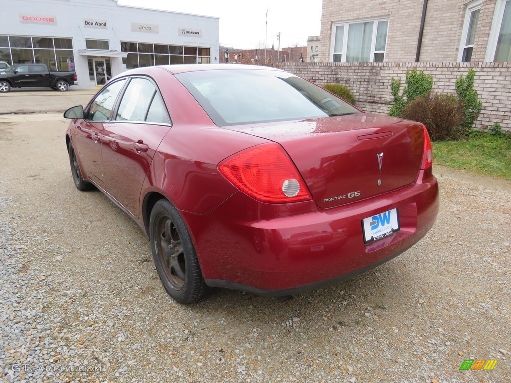 2008 G6 Sedan - Performance Red Metallic / Ebony Black photo #12