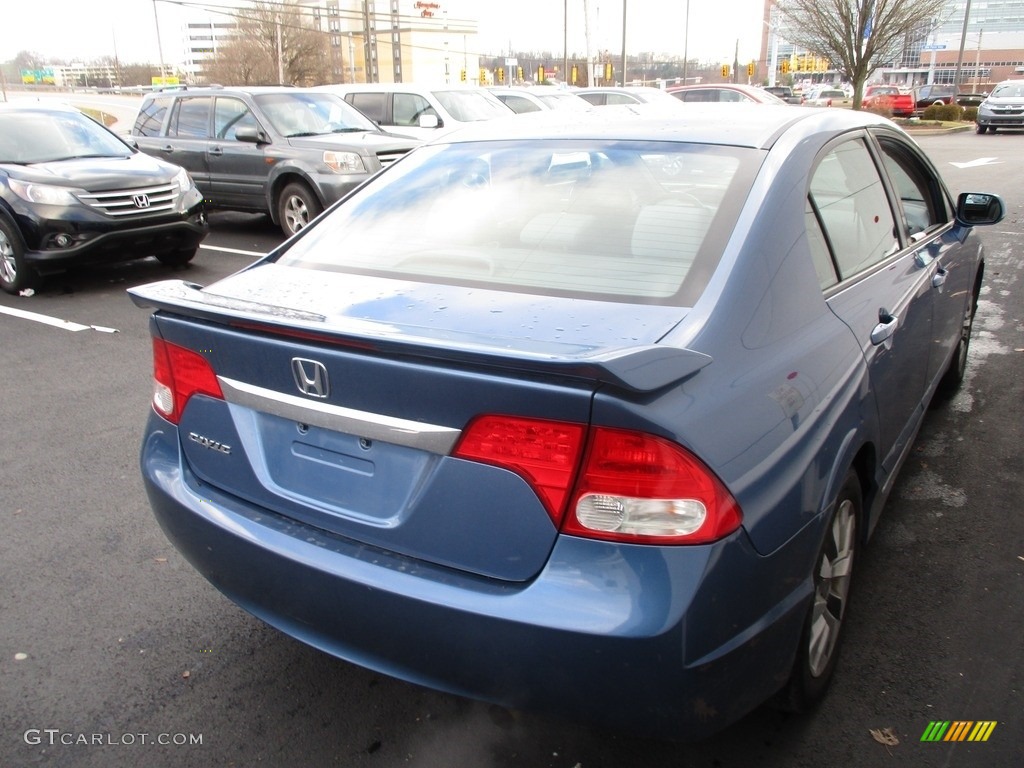 2009 Civic EX Sedan - Atomic Blue Metallic / Gray photo #5