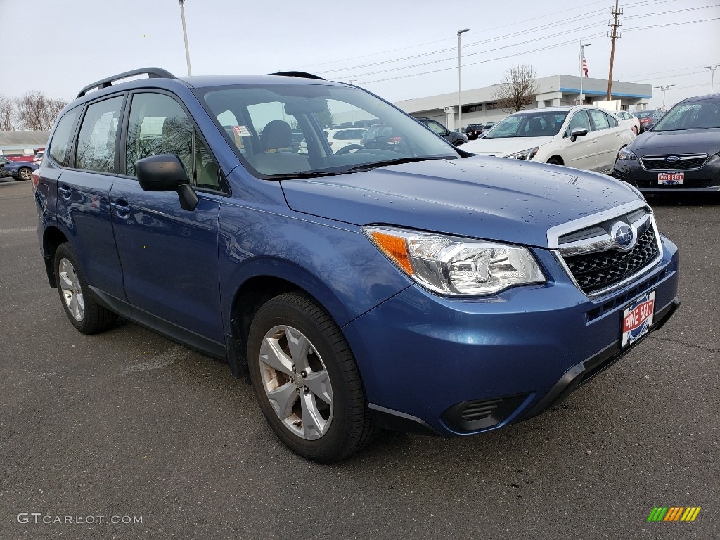 2016 Forester 2.5i - Quartz Blue Pearl / Gray photo #1