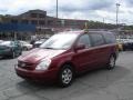 2008 Claret Red Metallic Kia Sedona LX  photo #15