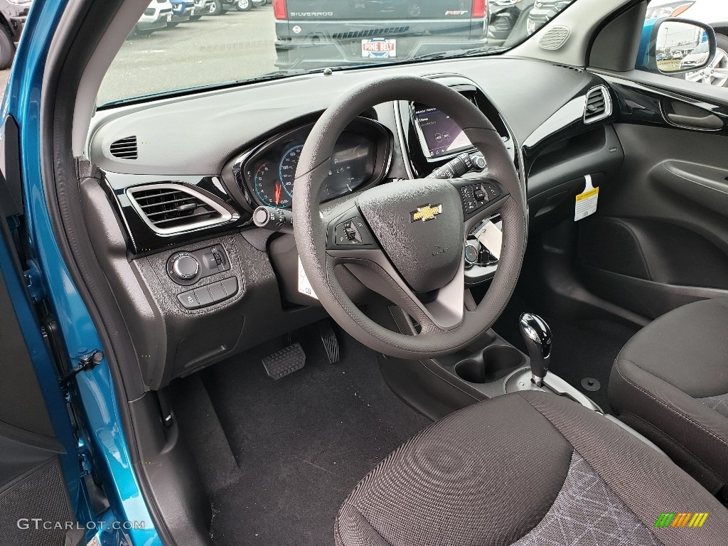 Jet Black/­Dark Anderson Silver Metallic Interior 2019 Chevrolet Spark LT Photo #131246682