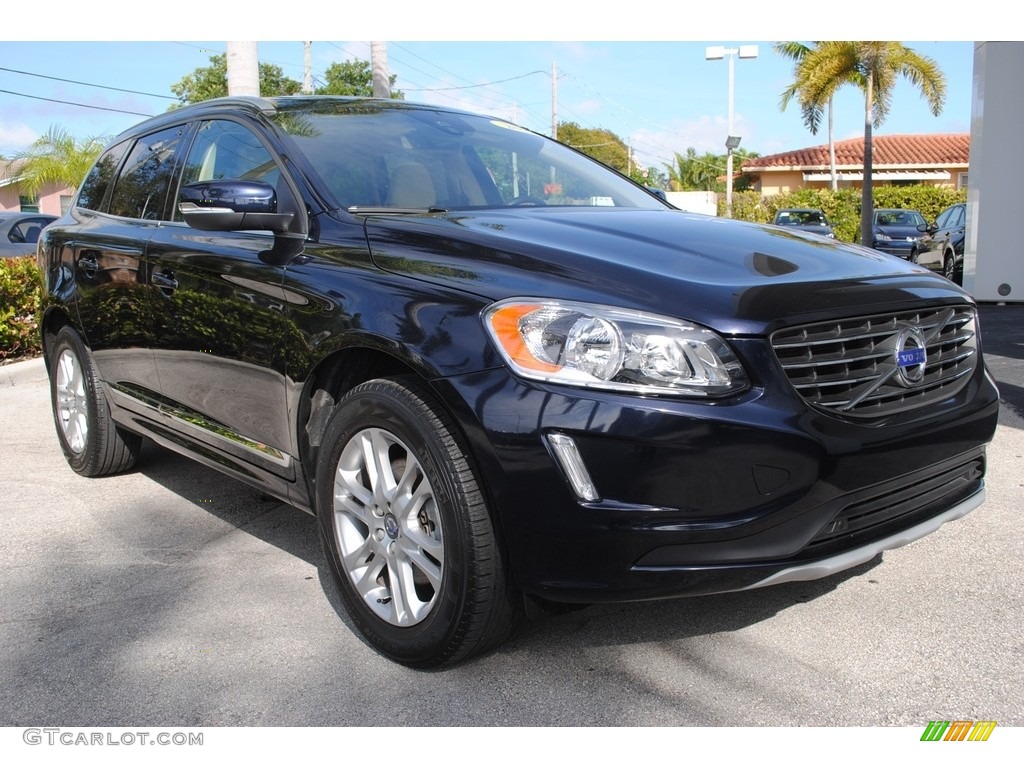 2016 XC60 T5 Drive-E - Magic Blue Metallic / Beige photo #2