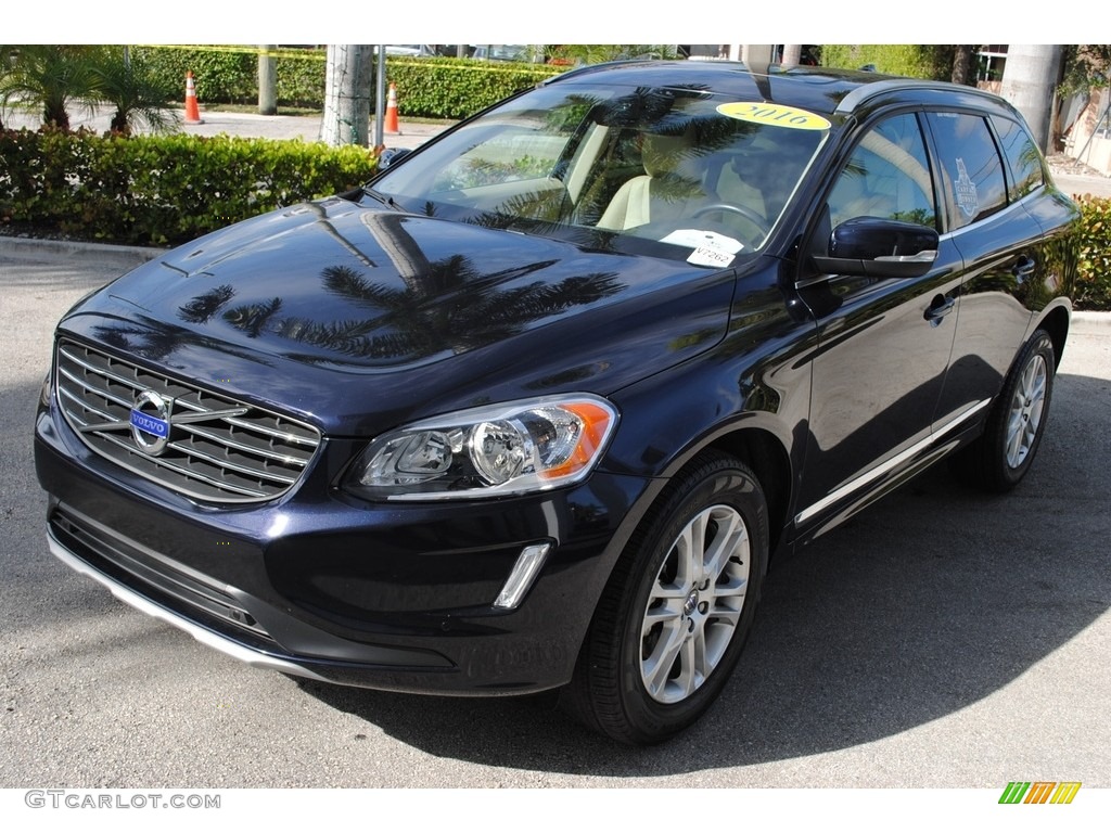 2016 XC60 T5 Drive-E - Magic Blue Metallic / Beige photo #4