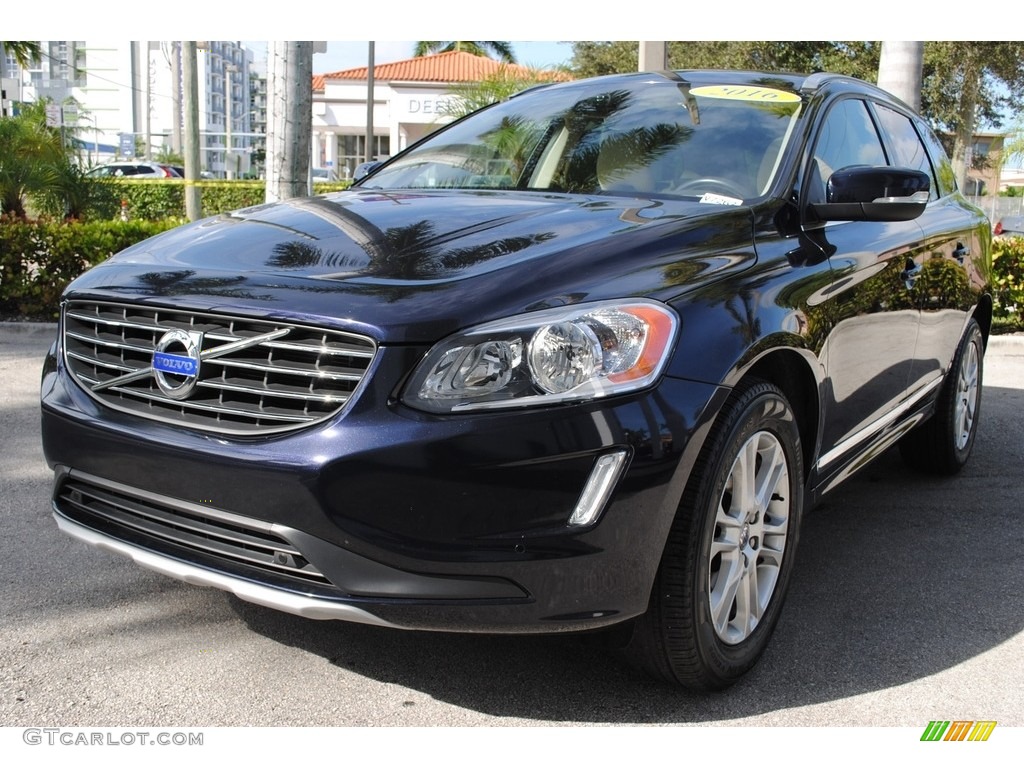 2016 XC60 T5 Drive-E - Magic Blue Metallic / Beige photo #5