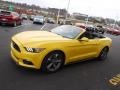 2016 Triple Yellow Tricoat Ford Mustang V6 Convertible  photo #9