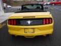 2016 Triple Yellow Tricoat Ford Mustang V6 Convertible  photo #11