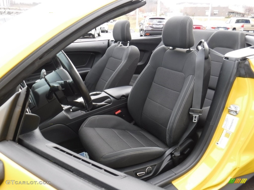 2016 Mustang V6 Convertible - Triple Yellow Tricoat / Ebony photo #15