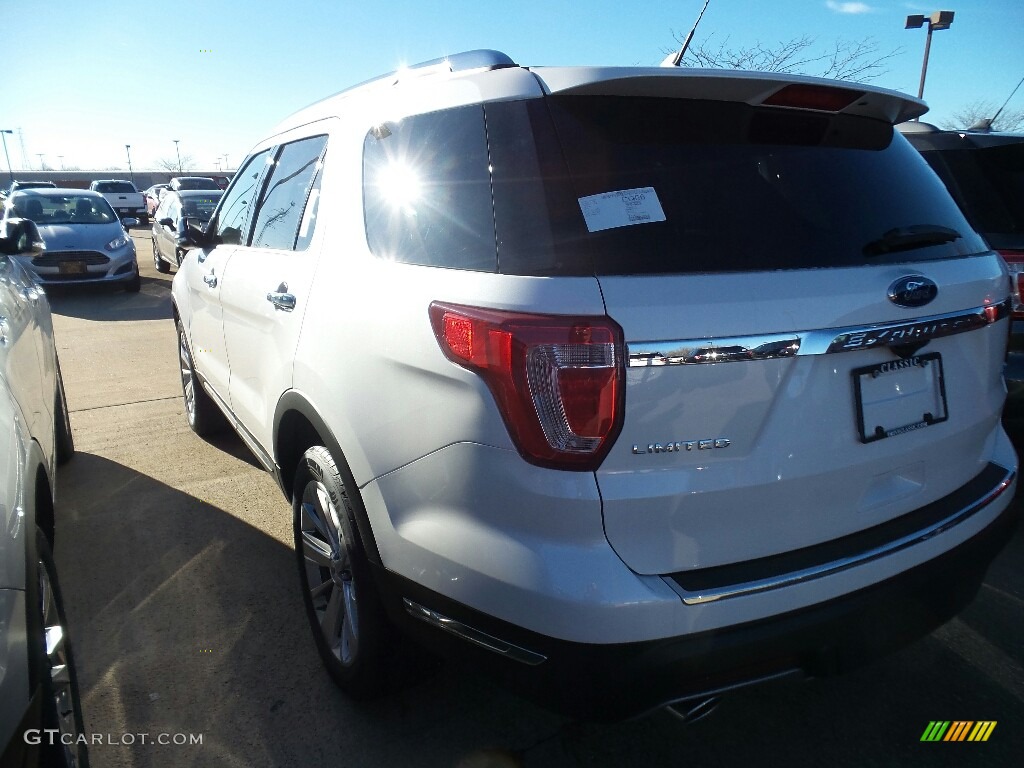 2019 Explorer Limited 4WD - White Platinum / Medium Black photo #3