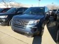 2018 Blue Metallic Ford Explorer XLT 4WD  photo #1