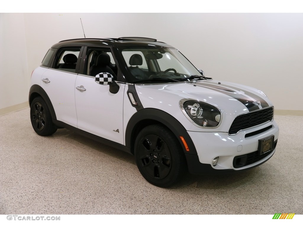 2012 Cooper S Countryman All4 AWD - Light White / Carbon Black Lounge Leather photo #1