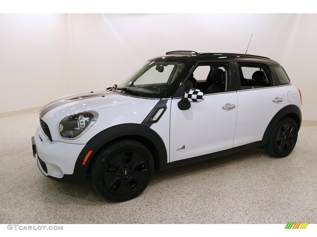2012 Cooper S Countryman All4 AWD - Light White / Carbon Black Lounge Leather photo #3
