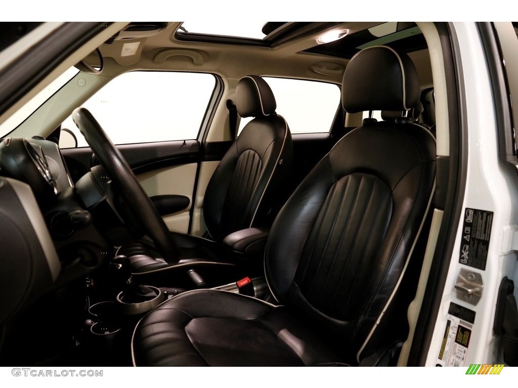 2012 Cooper S Countryman All4 AWD - Light White / Carbon Black Lounge Leather photo #5