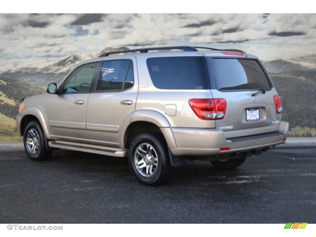 2007 Sequoia SR5 4WD - Desert Sand Mica / Taupe photo #8