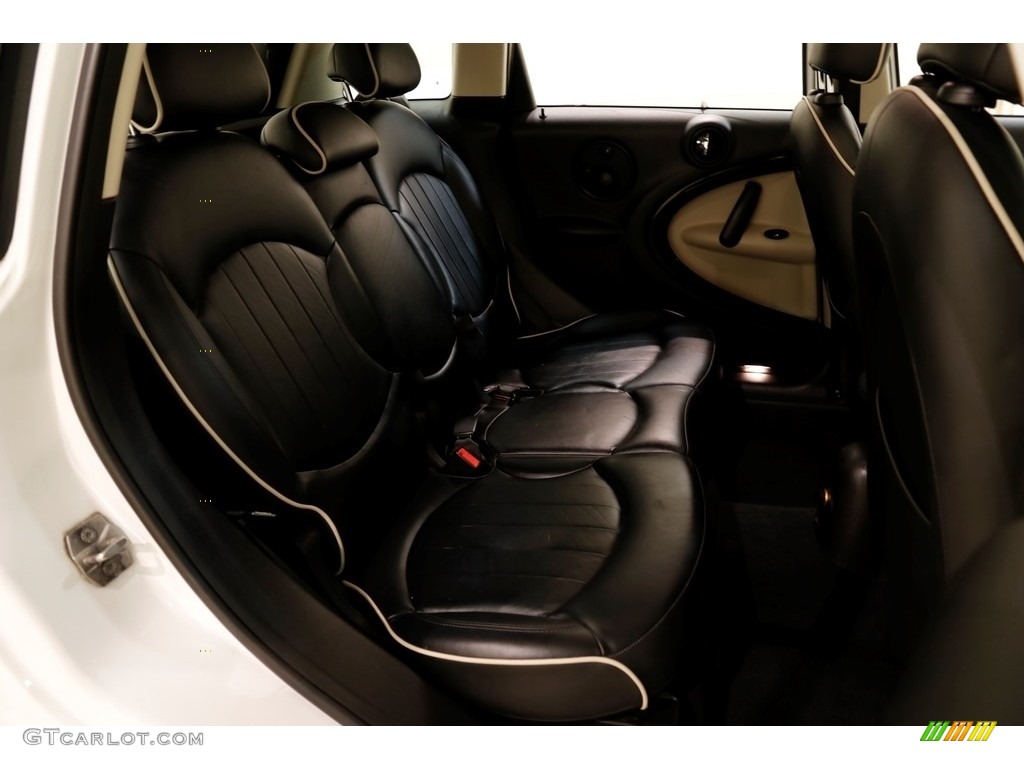 2012 Cooper S Countryman All4 AWD - Light White / Carbon Black Lounge Leather photo #16