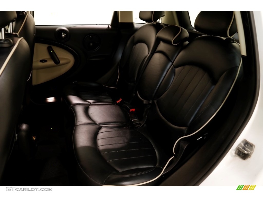 2012 Cooper S Countryman All4 AWD - Light White / Carbon Black Lounge Leather photo #17