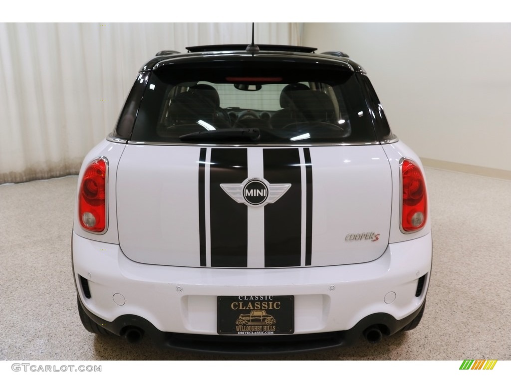 2012 Cooper S Countryman All4 AWD - Light White / Carbon Black Lounge Leather photo #18