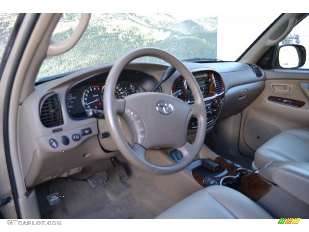 2007 Sequoia SR5 4WD - Desert Sand Mica / Taupe photo #10