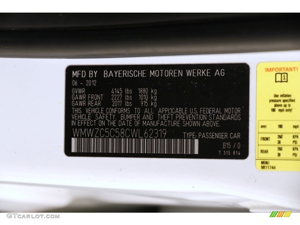 2012 Cooper S Countryman All4 AWD - Light White / Carbon Black Lounge Leather photo #20