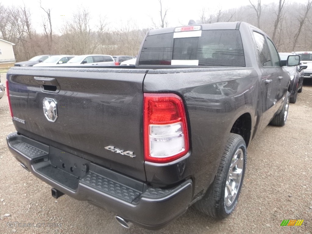 2019 1500 Big Horn Crew Cab 4x4 - Granite Crystal Metallic / Black photo #6