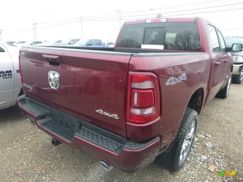 2019 1500 Big Horn Crew Cab 4x4 - Delmonico Red Pearl / Black/Diesel Gray photo #5