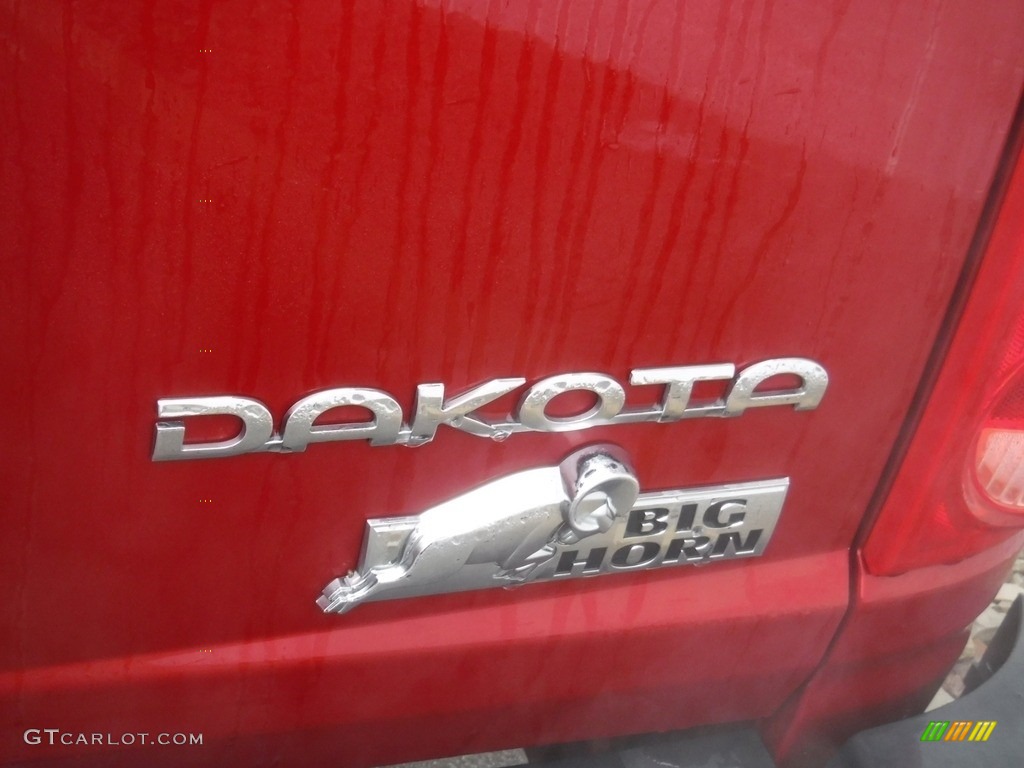 2010 Dakota Big Horn Crew Cab 4x4 - Inferno Red Crystal Pearl / Dark Slate Gray/Medium Slate Gray photo #11