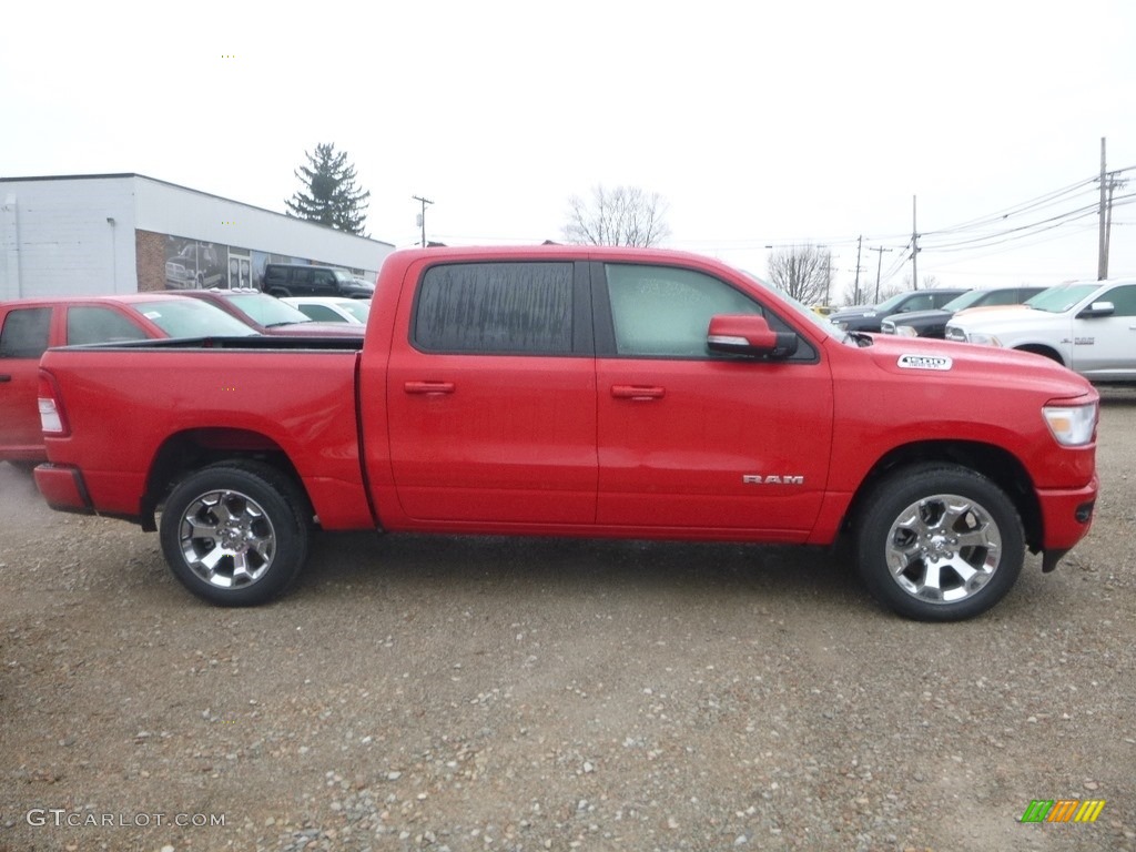 2019 1500 Big Horn Crew Cab 4x4 - Flame Red / Black photo #7