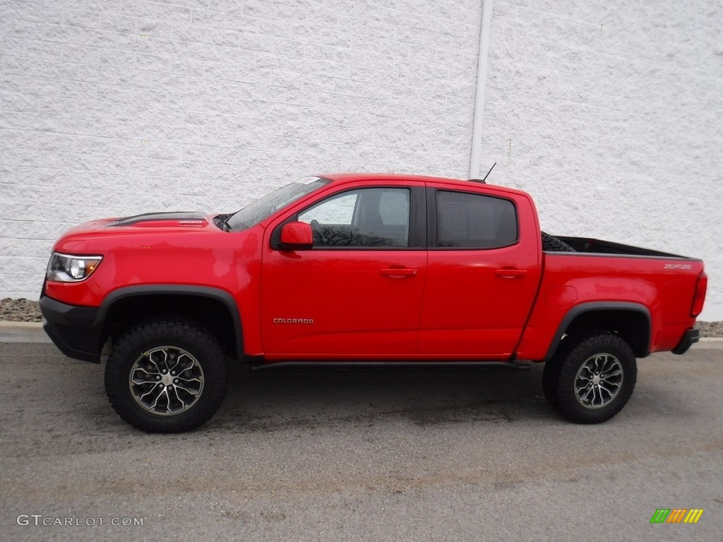 Red Hot 2018 Chevrolet Colorado ZR2 Crew Cab 4x4 Exterior Photo #131256360