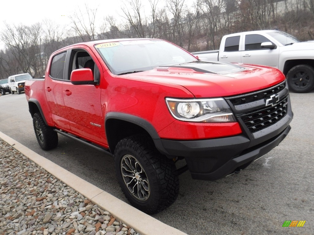 Red Hot 2018 Chevrolet Colorado ZR2 Crew Cab 4x4 Exterior Photo #131256624