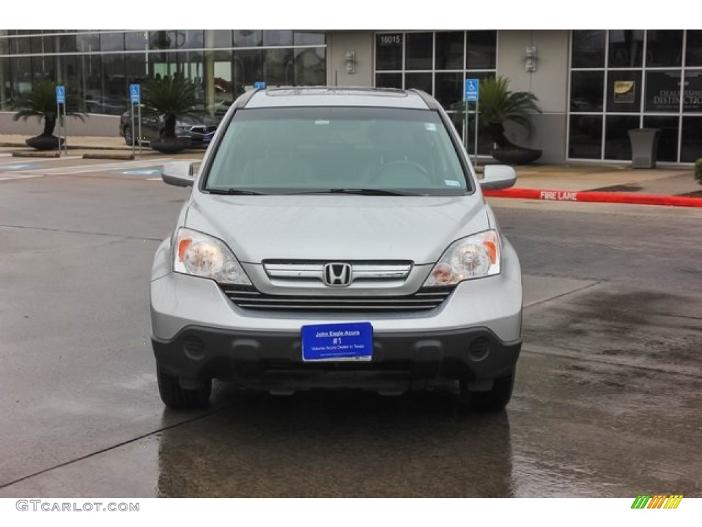 2009 CR-V EX-L - Alabaster Silver Metallic / Gray photo #2