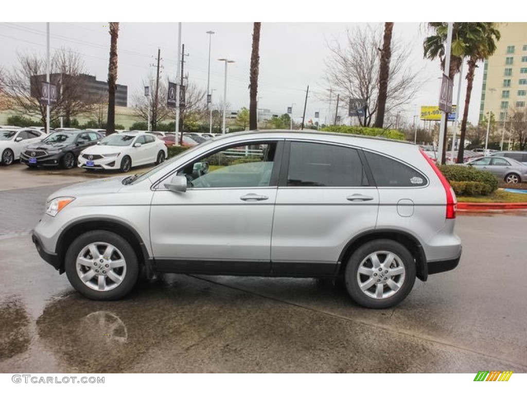 2009 CR-V EX-L - Alabaster Silver Metallic / Gray photo #4
