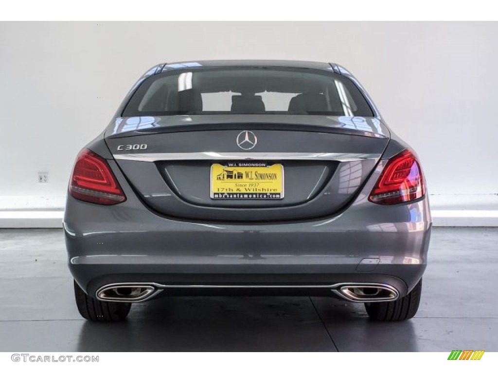 2019 C 300 Sedan - Selenite Grey Metallic / Magma Grey/Black photo #3