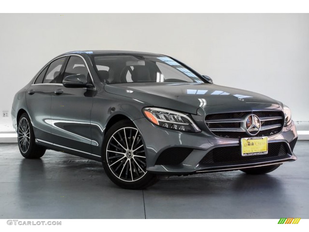 2019 C 300 Sedan - Selenite Grey Metallic / Magma Grey/Black photo #12