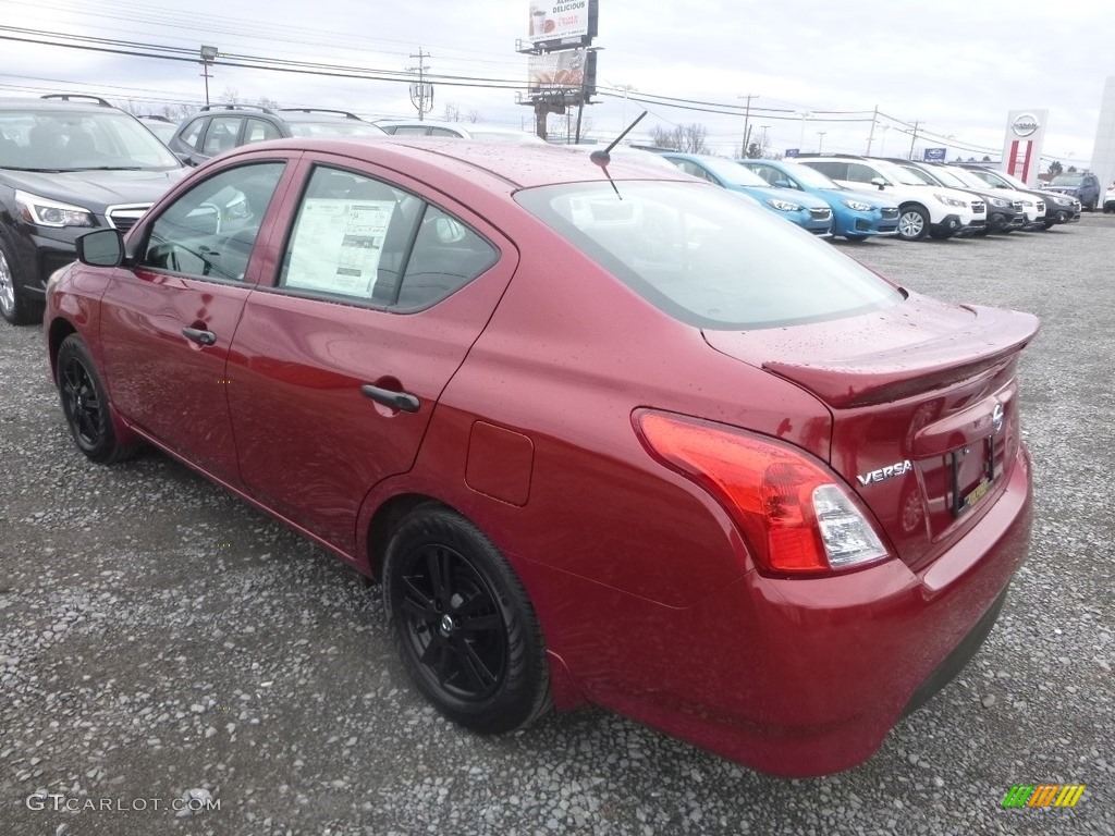 2019 Versa S Plus - Cayenne Red Metallic / Charcoal photo #6