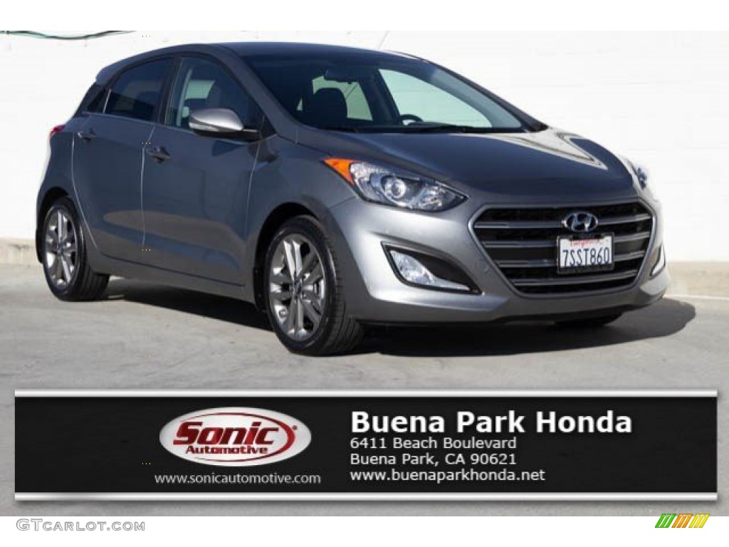 2016 Elantra GT  - Galactic Gray / Black photo #1