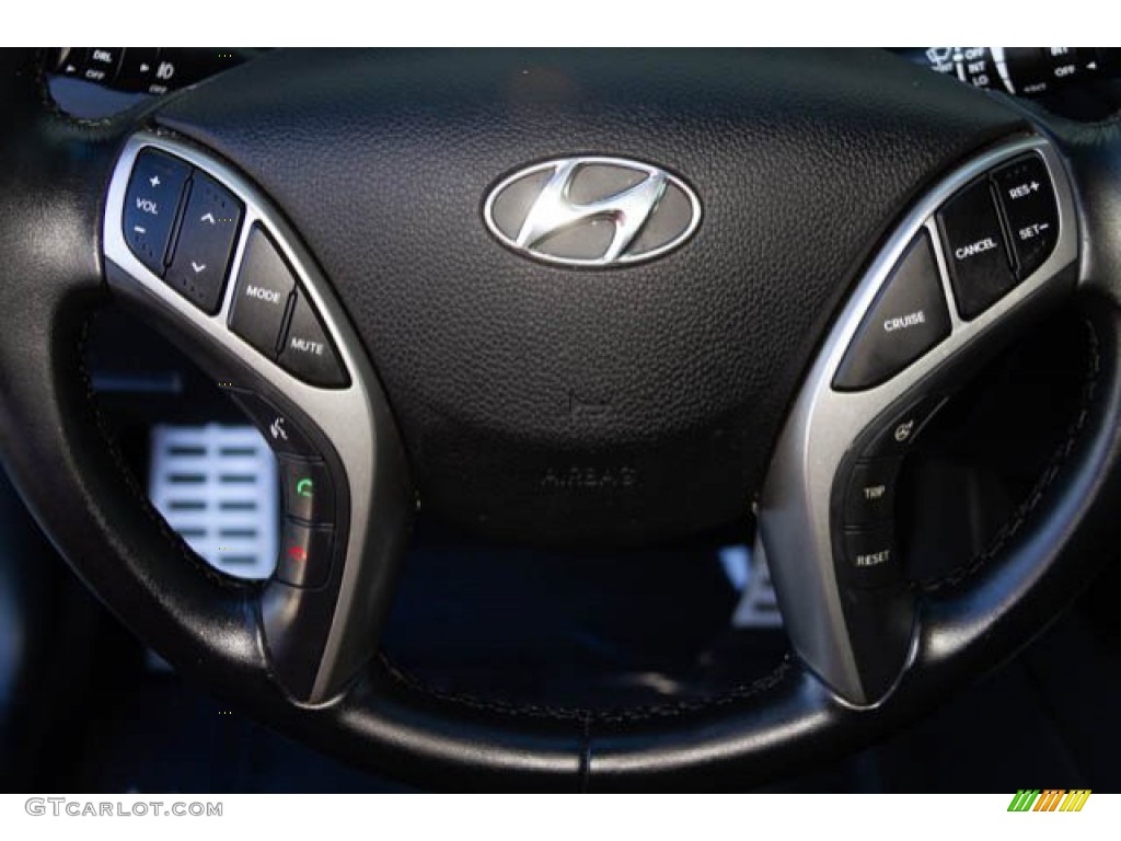 2016 Elantra GT  - Galactic Gray / Black photo #14