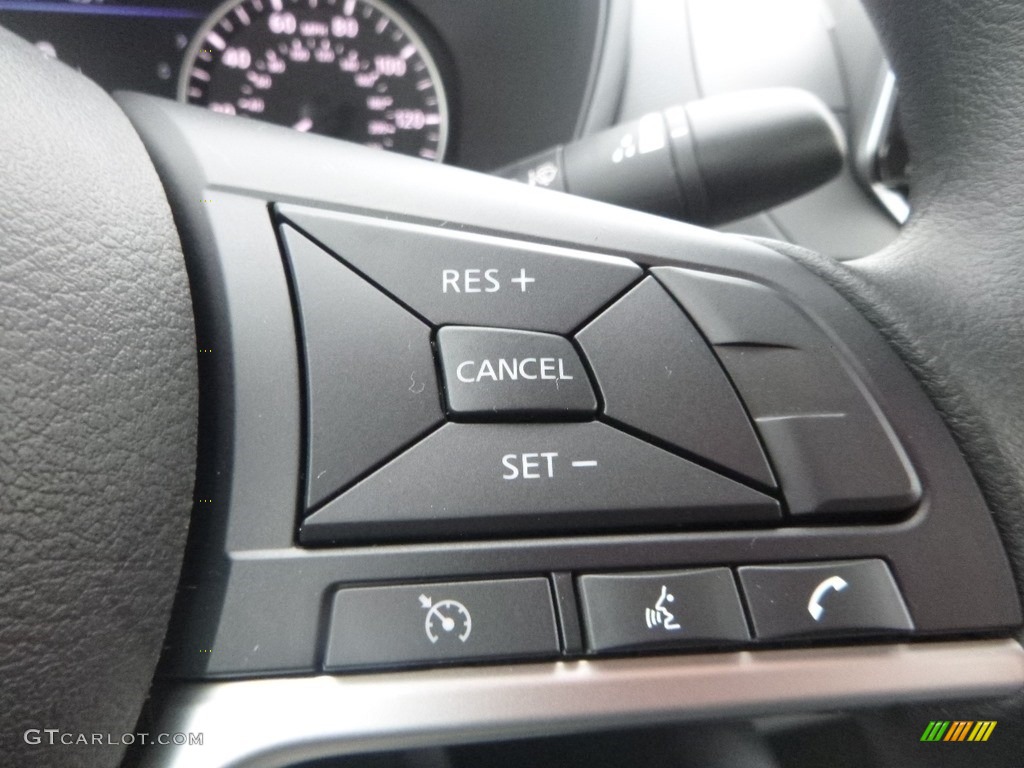 2019 Nissan Altima S Charcoal Steering Wheel Photo #131259909