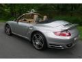 2008 GT Silver Metallic Porsche 911 Turbo Cabriolet  photo #10