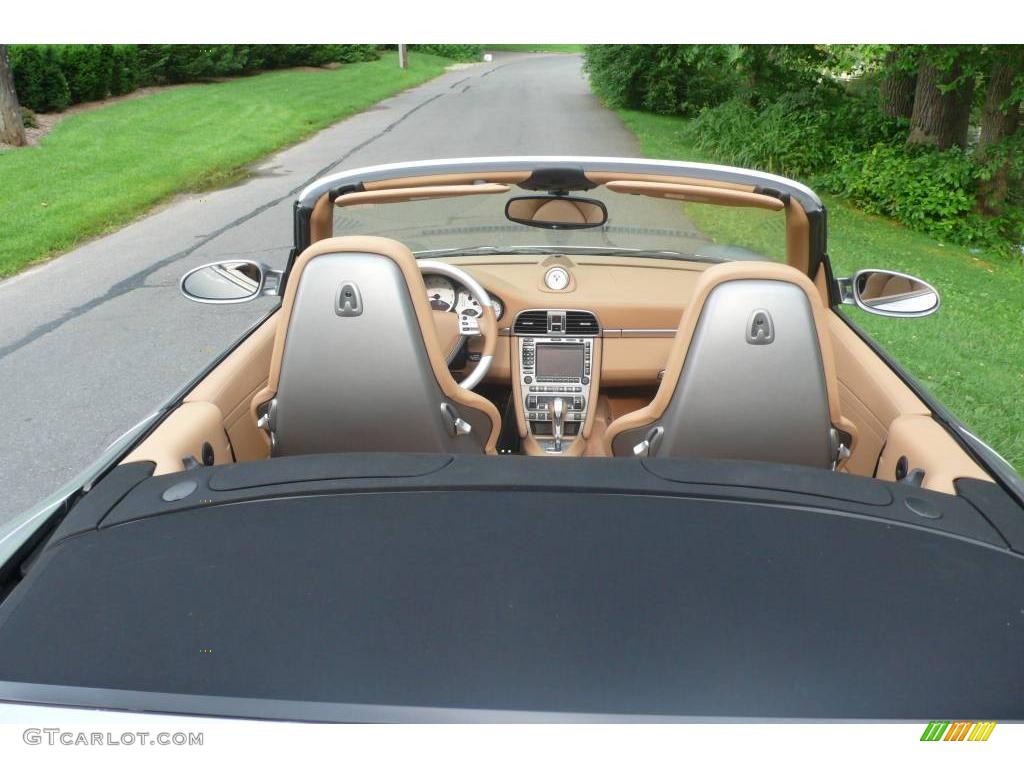 2008 911 Turbo Cabriolet - GT Silver Metallic / Sand Beige photo #11