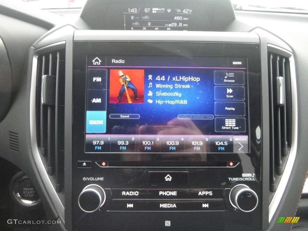 2019 Crosstrek 2.0i Limited - Ice Silver Metallic / Black photo #16