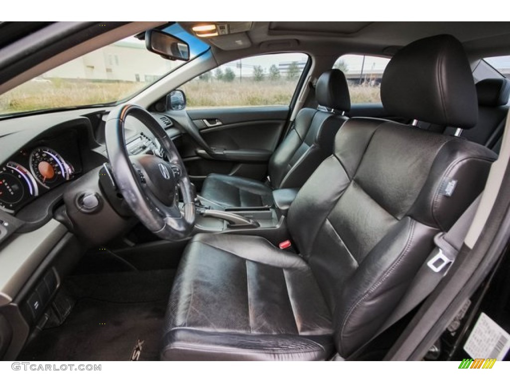 2009 TSX Sedan - Crystal Black Pearl / Ebony photo #18