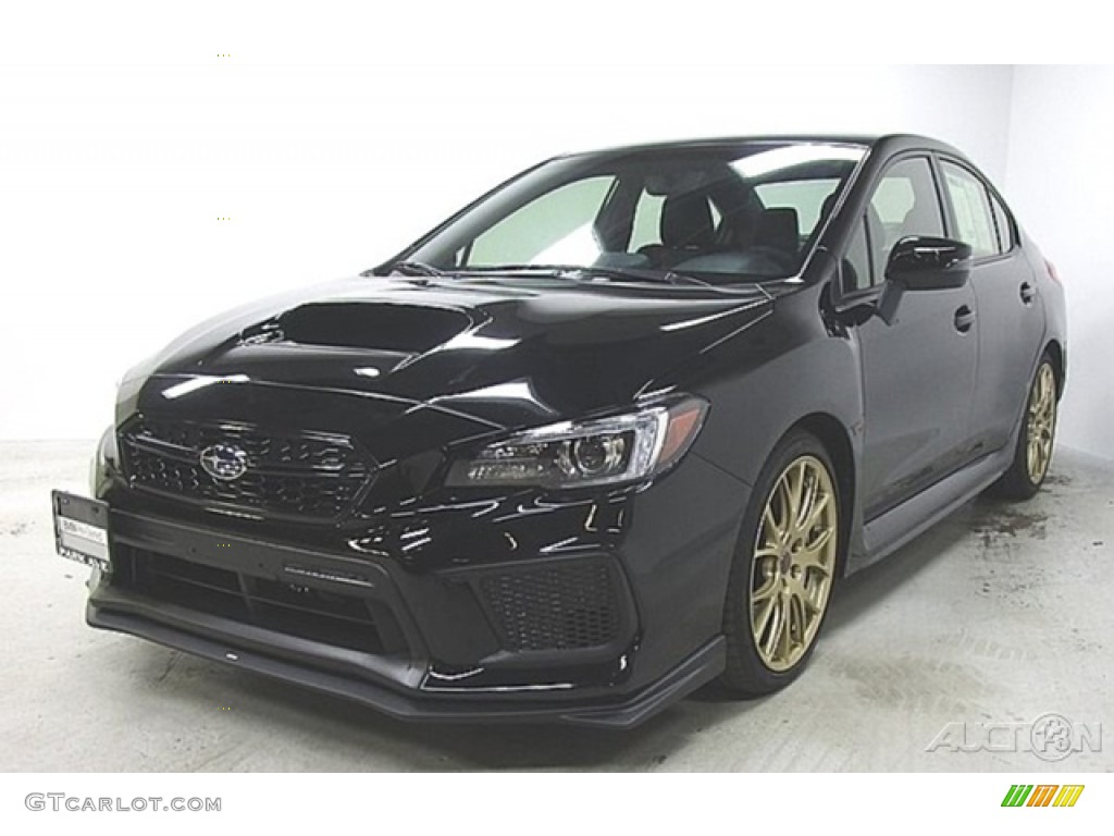 2018 WRX STI Type RA - Crystal Black Silica / Carbon Black photo #1