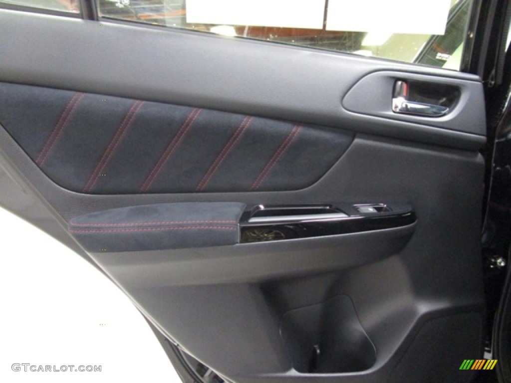 2018 Subaru WRX STI Type RA Carbon Black Door Panel Photo #131267113