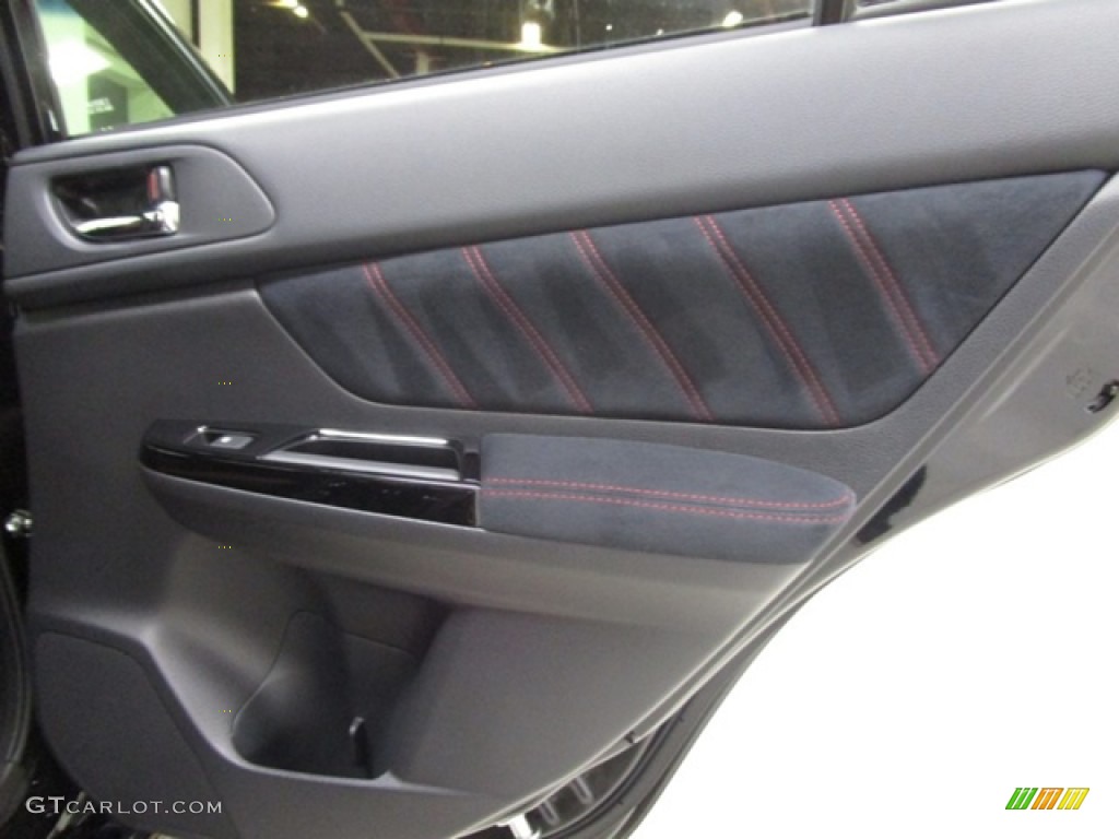 2018 Subaru WRX STI Type RA Carbon Black Door Panel Photo #131267223