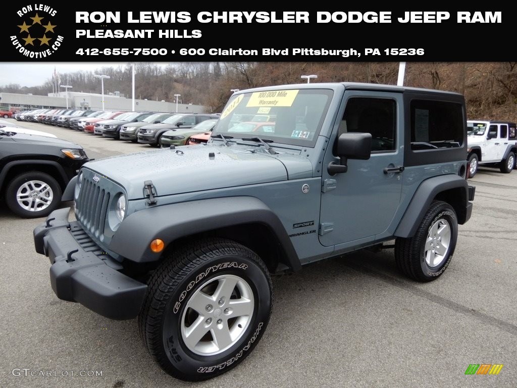 2014 Wrangler Sport 4x4 - Anvil / Black photo #1