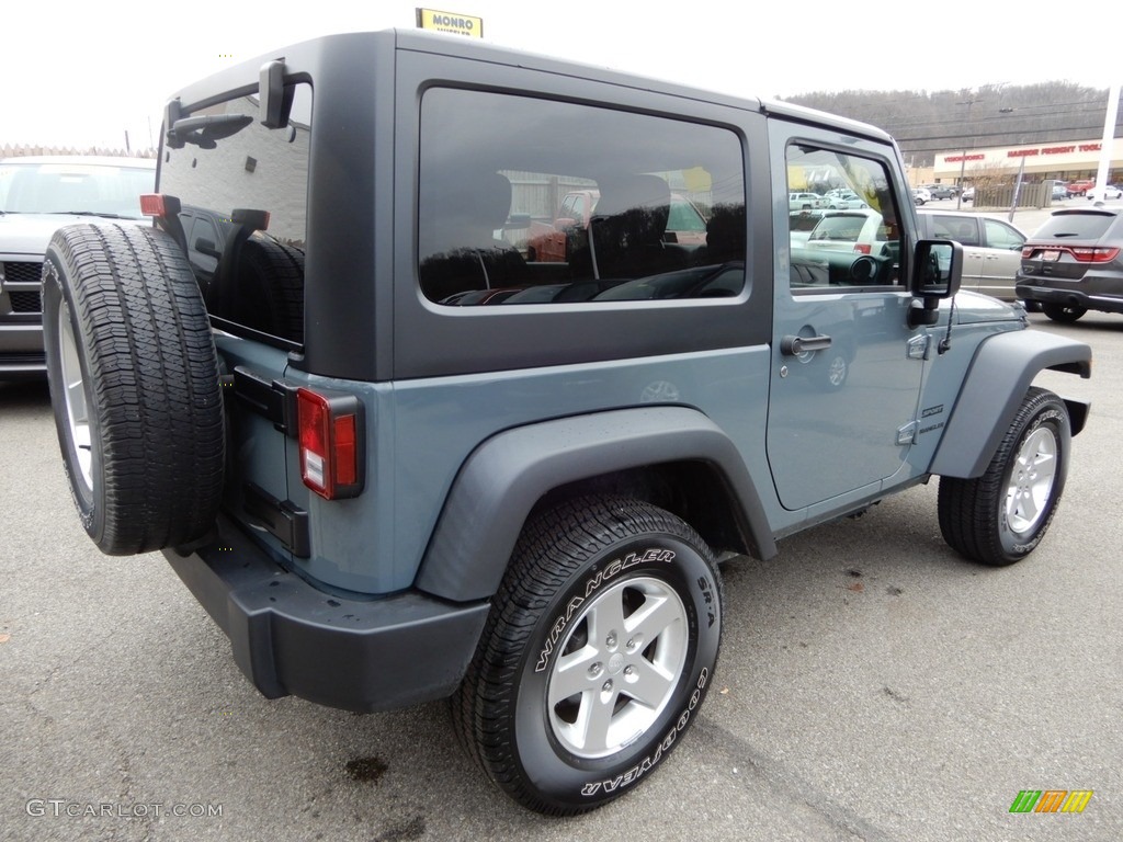 2014 Wrangler Sport 4x4 - Anvil / Black photo #6