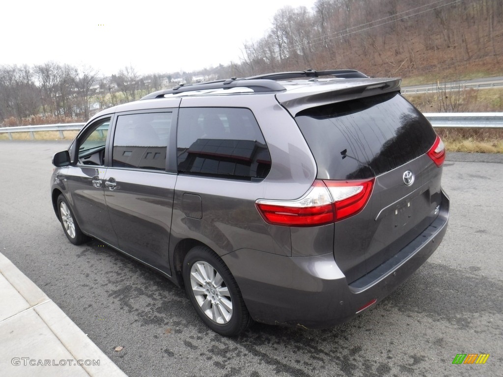 2016 Sienna XLE AWD - Predawn Gray Mica / Ash photo #7